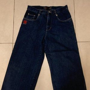 90s Vintage Kikwear Raver Wide Leg Jeans
